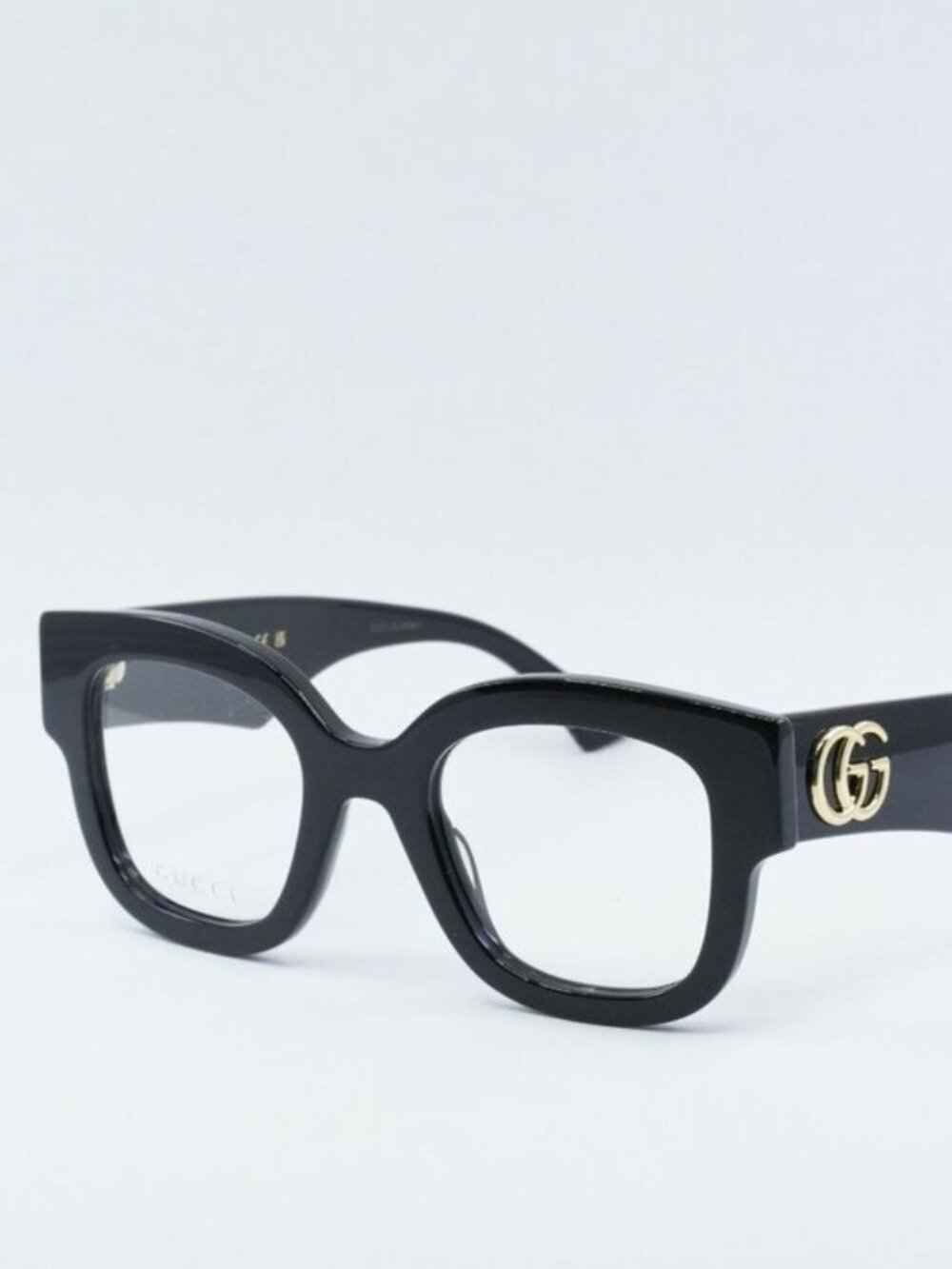 Gucci GG1423O 001 Eyeglasses Black 50mm Square Frame